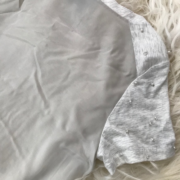 3.1 PHILLIP LIM Pearl Droplet Embellishment Tee - Picture 9 of 9